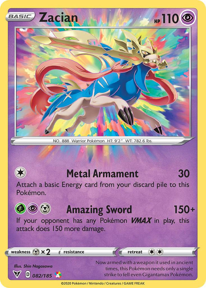 Zacian (082/185) [Sword & Shield: Vivid Voltage] (Online Only)