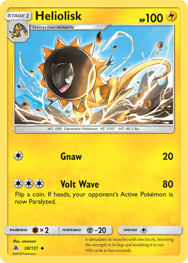 Heliolisk (38/131) [Sun & Moon: Forbidden Light] (Online Only)
