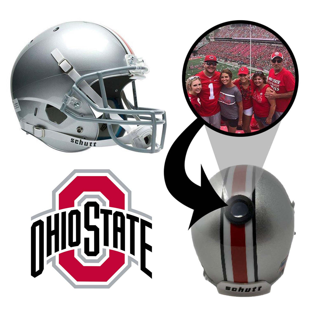 Ohio State Buckeyes College Football Collectible Mini Helmet - Picture Inside (Online Order Only) (ONLINE ORDER ONLY)