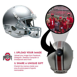 Ohio State Buckeyes College Football Collectible Mini Helmet - Picture Inside (Online Order Only) (ONLINE ORDER ONLY)