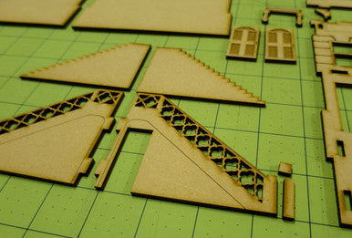 28mm "Brownstone" Row House (MDF) - 28MMDF402 (Online Order Only)
