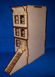 28mm "Brownstone" Row House (MDF) - 28MMDF403 (Online Order Only)