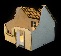 28mm Ruined Small Country Home - 28MMDF555 (Online Order Only)