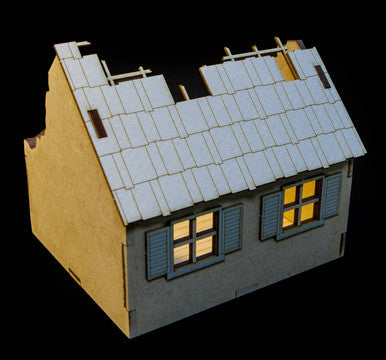 28mm Ruined Small Country Home - 28MMDF555 (Online Order Only)