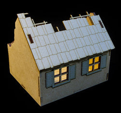28mm Ruined Small Country Home - 28MMDF555 (Online Order Only)