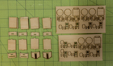 Furniture for 28mm Buildings - 28MMDF560 (Online Order Only)