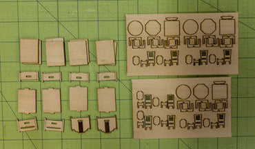 Furniture for 28mm Buildings - 28MMDF560 (Online Order Only)