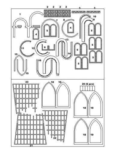 28mm (1/56th scale) Church Bell Tower - 28MMDF600 (Online Order Only)