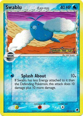 Swablu (65/101) (Delta Species) (Stamped) [EX: Dragon Frontiers] (Online Only)
