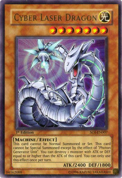 Cyber Laser Dragon [SOI-EN007] Ultra Rare (ONLINE ORDER ONLY)