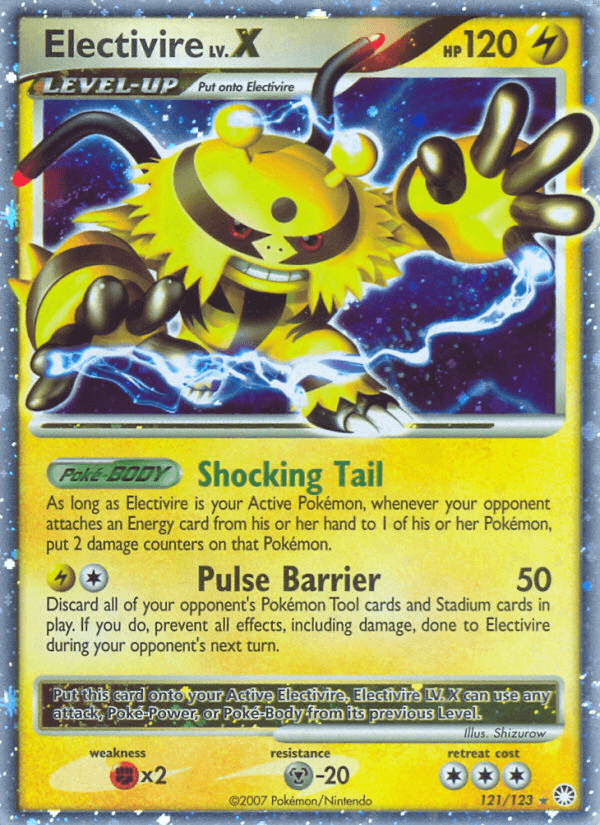 Electivire LV.X (121/123) [Diamond & Pearl: Mysterious Treasures] (Online Only)