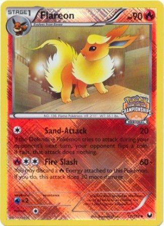 Flareon (12/108) (Regional Championship 2013 Promo) [Black & White: Dark Explorers] (Online Only)