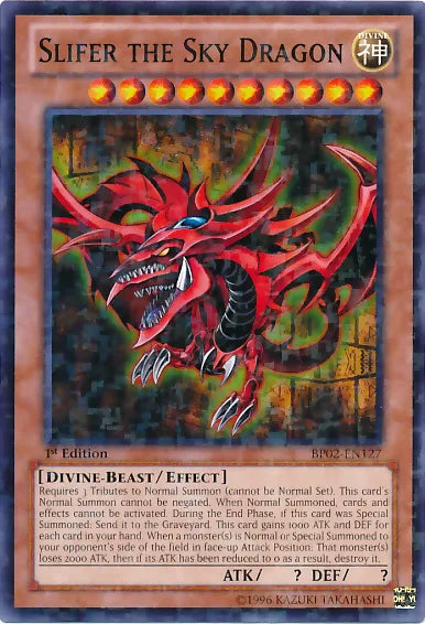 Slifer the Sky Dragon [BP02-EN127] Mosaic Rare