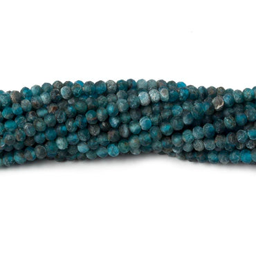 2.8mm Matte Apatite microfaceted rondelle beads 13 inch 159 pieces (ONLINE ORDER ONLY)