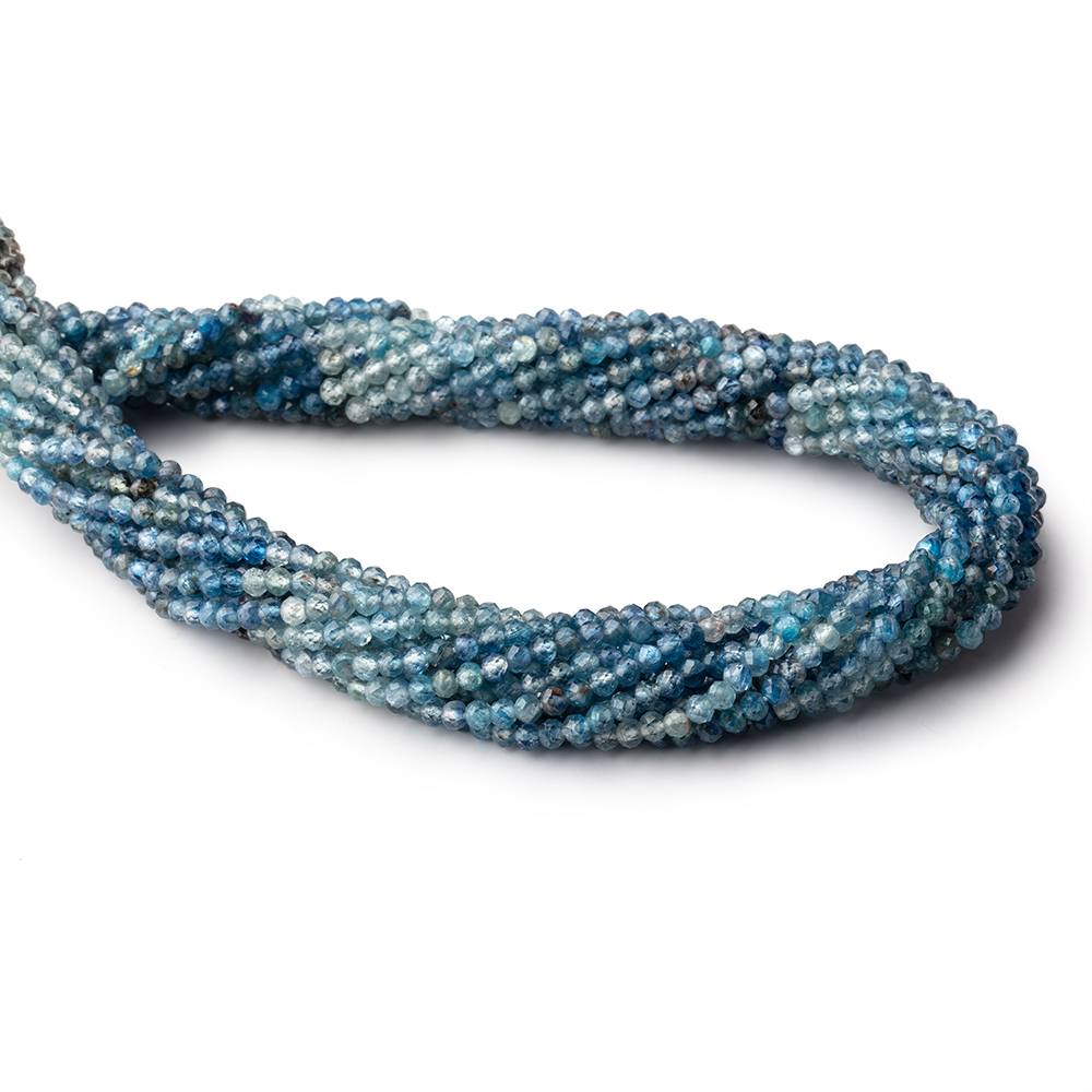 2.8mm Shaded Kyanite Micro Faceted Rondelle Beads 12.5 inch 136 pieces (ONLINE ORDER ONLY)