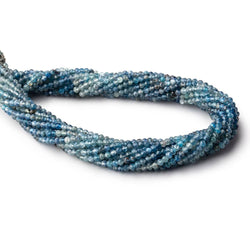 2.8mm Shaded Kyanite Micro Faceted Rondelle Beads 12.5 inch 136 pieces (ONLINE ORDER ONLY)