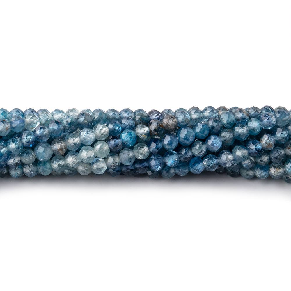 2.8mm Shaded Kyanite Micro Faceted Rondelle Beads 12.5 inch 136 pieces (ONLINE ORDER ONLY)