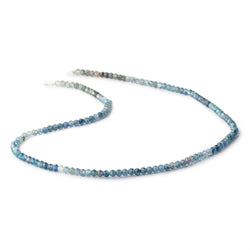 2.8mm Shaded Kyanite Micro Faceted Rondelle Beads 12.5 inch 136 pieces (ONLINE ORDER ONLY)