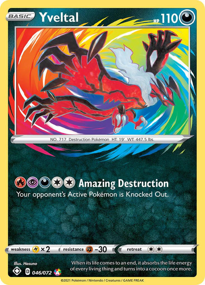 Yveltal (046/072) [Sword & Shield: Shining Fates] (Online Only)