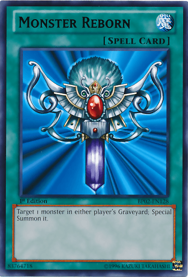 Monster Reborn [BP02-EN128] Rare (ONLINE ORDER ONLY)