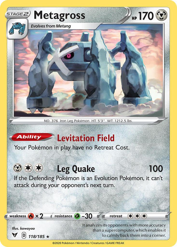 Metagross (118/185) [Sword & Shield: Vivid Voltage] (Online Only)