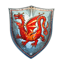 Amber Dragon Knight Foam Shield (ONLINE ORDER ONLY)