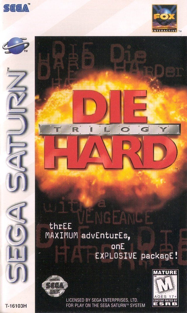 Die Hard Trilogy (Sega Saturn) (ONLINE ORDER ONLY)