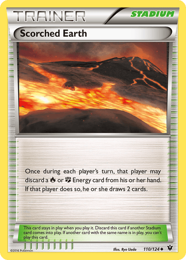 Scorched Earth (110/124) [XY: Fates Collide] (Online Only)