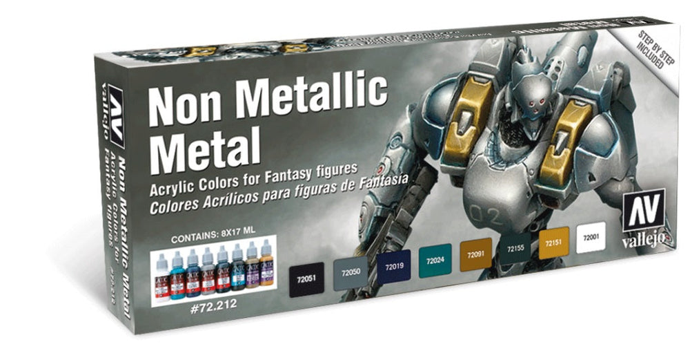Model Color Set: Non-Metallic Metal (8) (ONLINE ORDER ONLY)