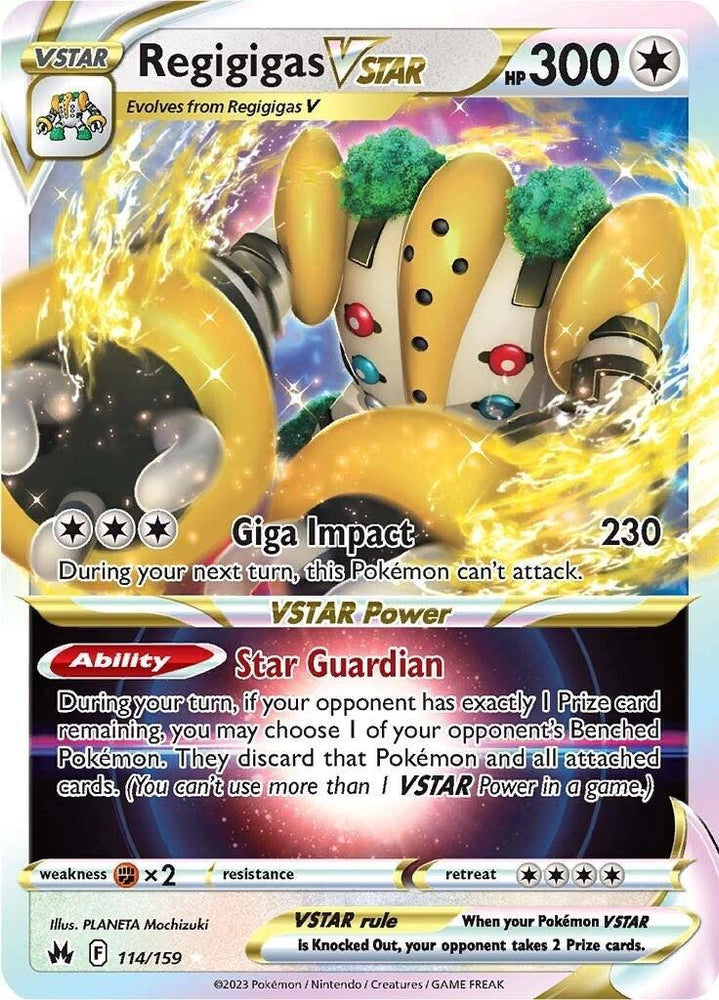 Regigigas VSTAR (114/159) [Sword & Shield: Crown Zenith] (Online Only)