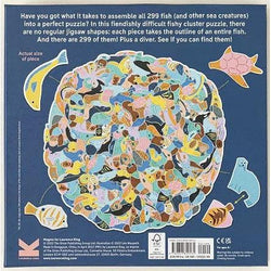 299 Fish & a diver 300 Piece Cluster Puzzle Laurence King (ONLINE ORDER ONLY)