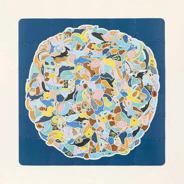 299 Fish & a diver 300 Piece Cluster Puzzle Laurence King (ONLINE ORDER ONLY)
