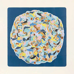 299 Fish & a diver 300 Piece Cluster Puzzle Laurence King (ONLINE ORDER ONLY)