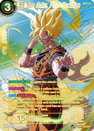 SS Son Goku, Final Sacrifice (SPR) (BT17-093) [Ultimate Squad] (ONLINE ORDER ONLY)