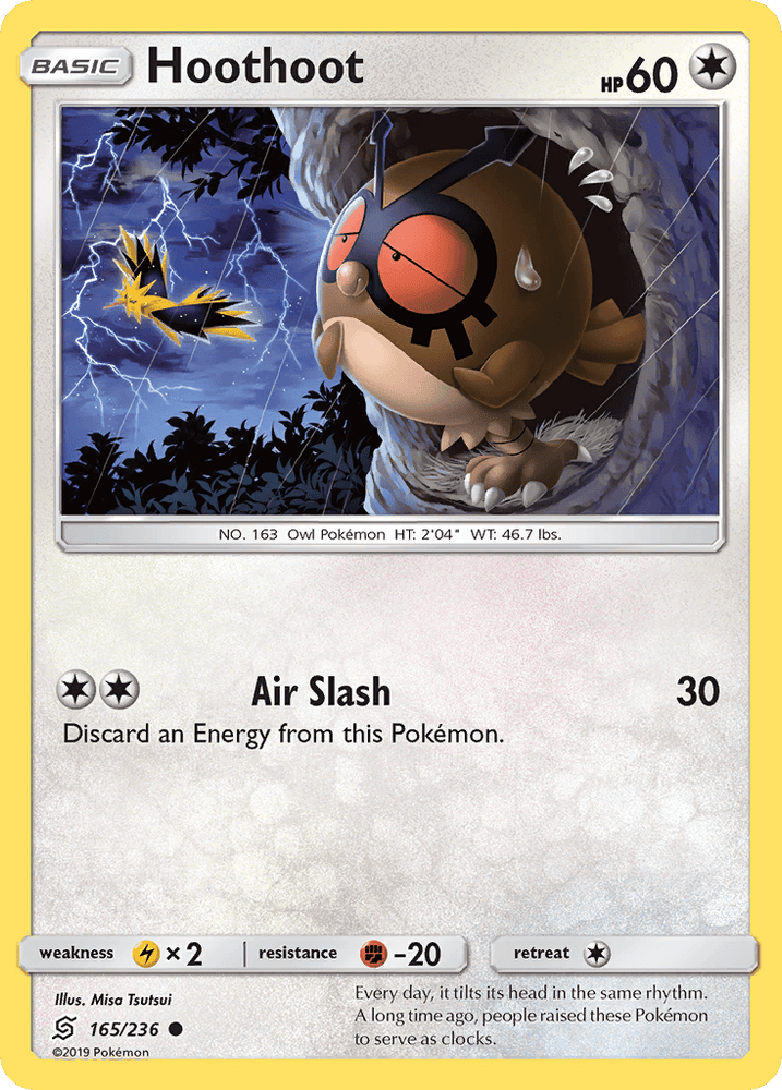 Hoothoot (165/236) [Sun & Moon: Unified Minds] (Online Only)