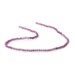 2.9mm Shaded Star Ruby Micro Faceted Round Beads 12.5 inch 114 pieces A (ONLINE ORDER ONLY)