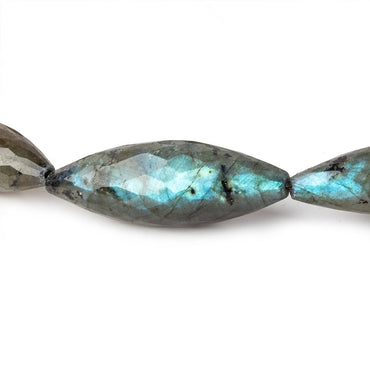29x11-39x13mm Labradorite Straight Drilled Faceted BiCone 14.5 inch 12 pieces A (ONLINE ORDER ONLY)