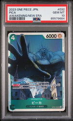 2023 ONE PIECE JAPANESE AWAKENING OF THE NEW ERA PICA #32 - PSA GEM MT 10 (Online Order Only)