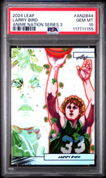 Graded 2024 Leaf Larry Bird #AN2B44 Anime Nation Series 2 /99 Basketball Card PSA 10 Gem Mint (ONLINE ORDER ONLY)