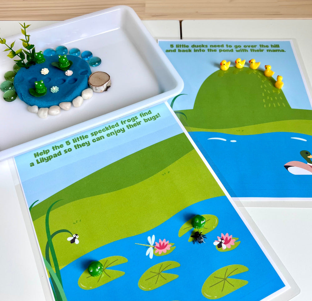 Duck Pond Playdough Kit: Educational Toy for Kids | Nursery Rhyme Inspired (ONLINE ORDER ONLY)