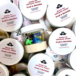 Pirate-Themed Play Dough Party Favors for Kids' Birthday Celebration (ONLINE ORDER ONLY)