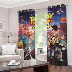 2 Panels Toy Story Curtains Blackout Window Drapes for Room Decoration (Online Order Only)