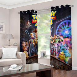 2 Panels Toy Story Curtains Blackout Window Drapes for Room Decoration (Online Order Only)
