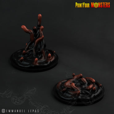 3D Printed Print your Monster The Abyssal Hand Horrors - Slime Demonclaws 28mm 32mm D&D (Online Only)