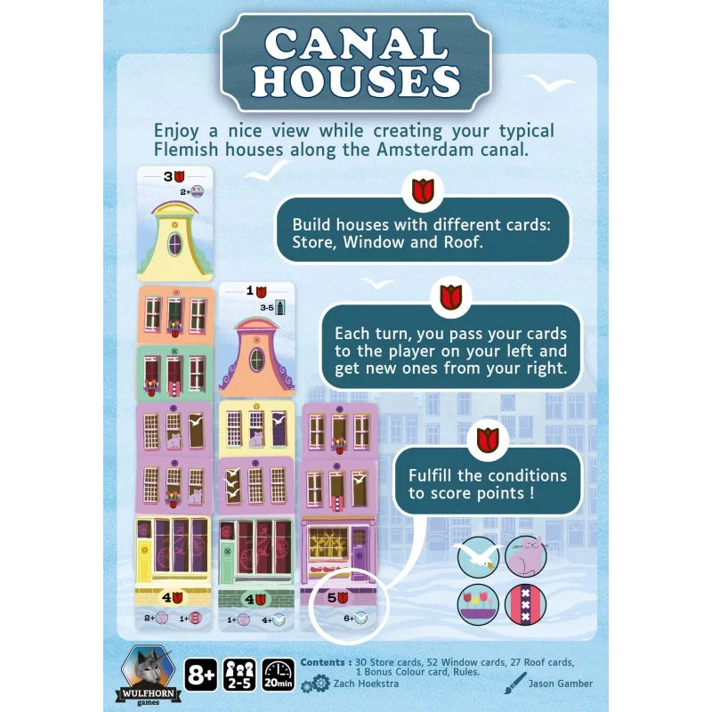 Canal Houses (ONLINE ORDER ONLY)