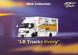 MicroTurbo HINO 300 Custom Truck LBWK Silhouette Lighting #23 1:64 (ONLINE ORDER ONLY)