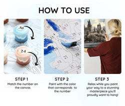 Hogwarts Castle - Paint By Numbers Kit