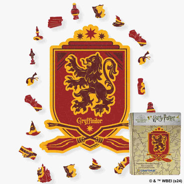 Harry Potter - Legacy Gryffindor Crest Wooden Jigsaw Puzzle (Online Order Only)