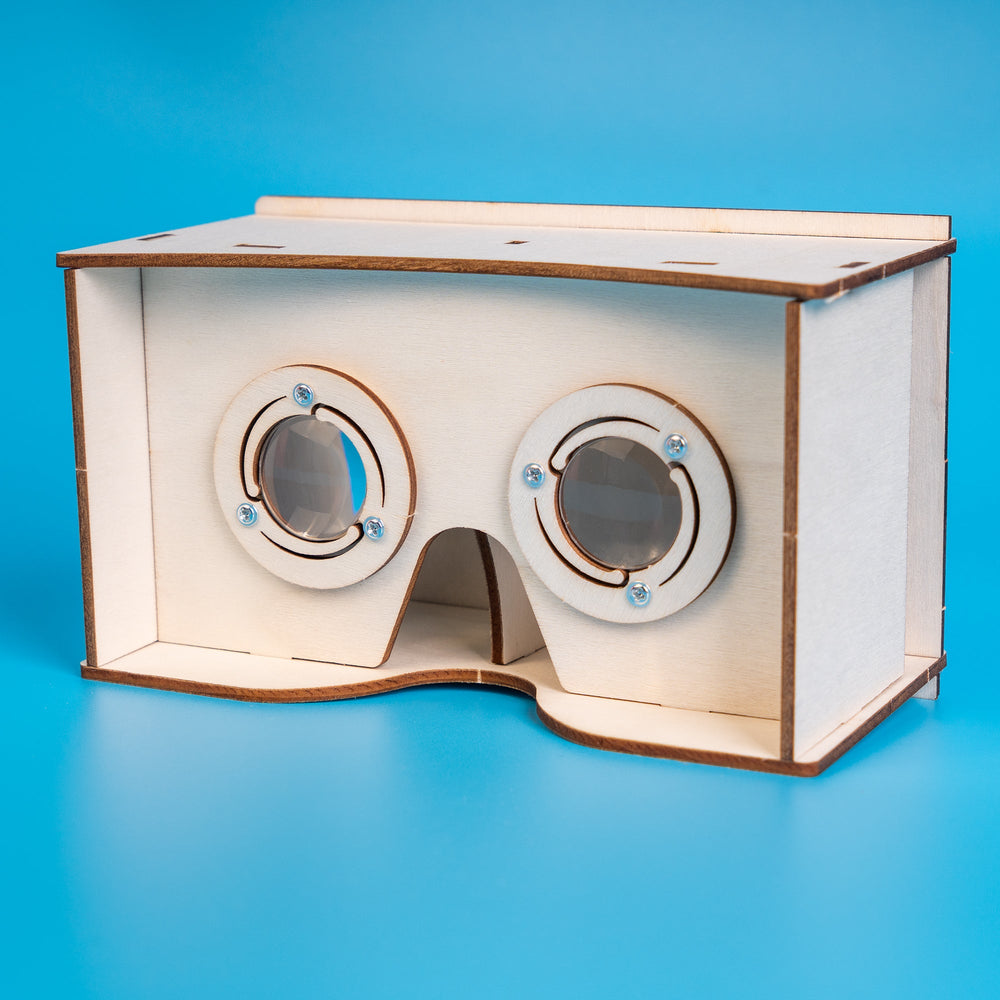 DIY Wooden VR Headset Kit – Build Your Own Smartphone Virtual Reality Viewer (ONLINE ORDER ONLY)