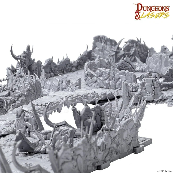 Dungeons & Lasers: Caves Series - Demonic Caves Terrain